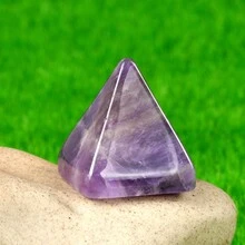 4pcs Natural Semi-Precious Stone Pyramid Shape Ornaments For Table Decoration - 1.8x2cm - View 15