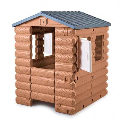Casa Feber Camping Cottage decoracion de madera. 104x90x1,18 cm - Casitas Infantiles - Muebles Para El Aire Libre - Casas de Jardín - Ref. FEB05000