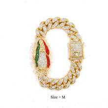 1 件圣母玛利亚手链镀金手链 De La Virgen De Guadalupe 女士珠宝 - 人物 - 查看 6