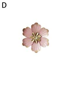 1入組金屬花卉牆飾,波西米亞金屬牆藝品裝飾品,適用於室內外家居、浴室、庭院、臥室、客廳或壁雕 - 粉色 - 查看 7
