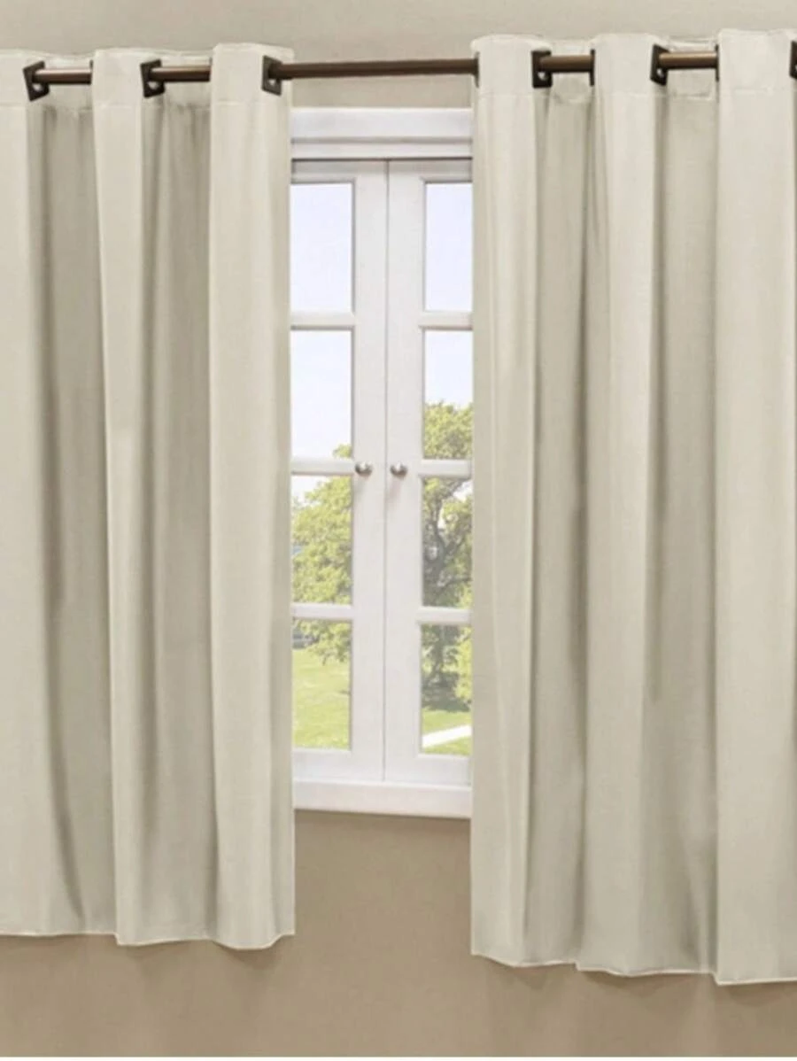 Blackout Curtains & Shades - Beige - View 1
