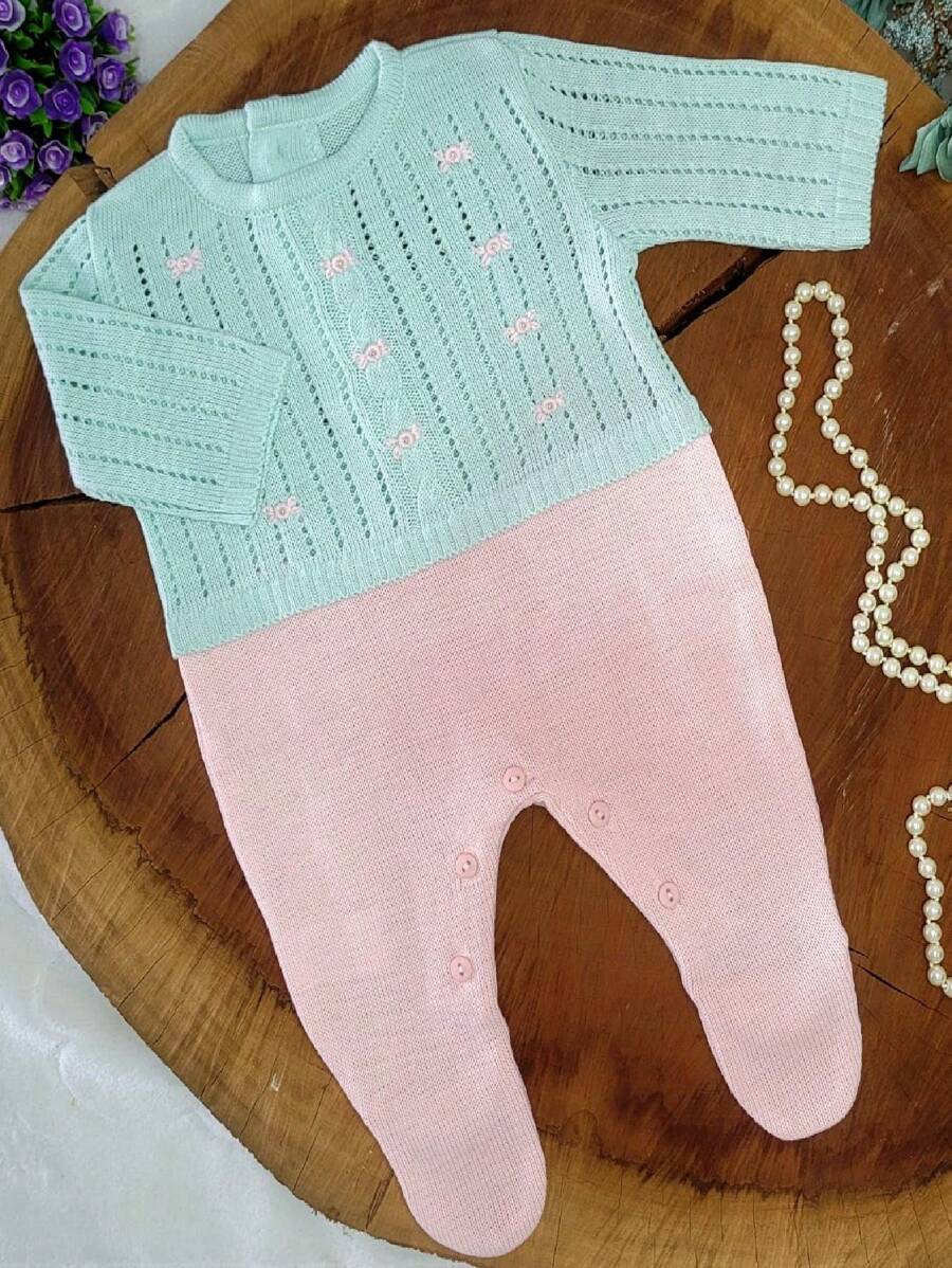 Young Girls Bodysuits & Jumpsuits - Màu Hồng baby - Xem 1