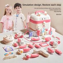 Children's Pretend Play Doctor Kit Including Medical Equipment Such As Injection, Stethoscope, Etc. Christmas Gift For Kids - Blue - View 4