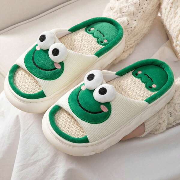 Chaussons De Maison Mignons Et Décontractés Et Confortables Pour Couples, Style Féerique Pour Femmes, Idéaux Pour Les Vacances