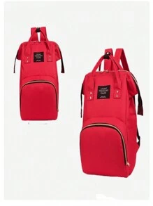 Women Functional Backpacks - 紅色 - 查看 1