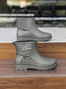 男士防水短筒雨靴,適合休閒和戶外穿著