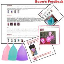3-Piece Set Menstrual Cup Medical Grade Silicone Women Period Cups Coppetta Mestruale Coupe Feminine Hygiene Menstrual Disc For Collect Menstruation - Purple - View 7