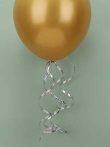 5 piezas-10m Bobina de globo para decoración de globos, Navidad - Plateado - Ver 6
