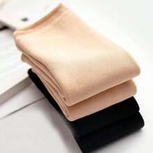 Sports Outdoor 2 Pairs Of Fleece Ankle Socks For Extra Comfort, Perfect For Use As Floor Socks! Black+Skincolor(Small Size) - Black - View 4