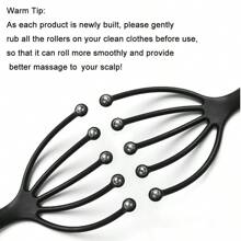 2 件手持式头部按摩器，头皮水疗深度放松头皮手动按摩器按摩工具干湿减压适用于工作或家庭宠物可用、头发、美发工具、护发、学校、返校、旅行、旅行必需品、家庭必需品、水疗、按摩工具、按摩、按摩器、水疗 - 黑色 - 查看 8