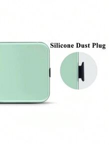 5入組手機清潔工具套裝,包括手機充電口,耳機,鏡頭,刷子,反間諜隱私屏幕貼,矽膠塞塵插頭 - 黑色 - 查看 3