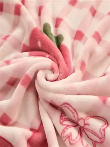 1 pièce Couverture douce et chaude en fausse fourrure à motif de bande dessinée, convient pour la décoration du salon et de la chambre à coucher. Douce, confortable et chaude, peut être utilisée comme un article mural, une décoration de chambre, une literie de chambre d'étudiant, de bureau, de voiture, pour les voyages, les pique-niques, les fêtes, les anniversaires, les remises de diplômes, pour toutes les saisons