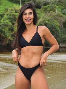 Women Bikini Sets - màu đen - Xem 6