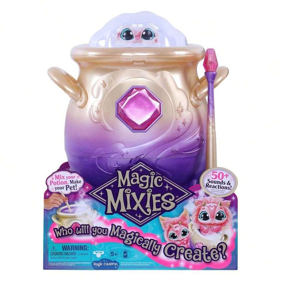 Caldero mágico My Magic Mixie Rosa ¡elabora la pócima para descubrir tu peluche interactivo! (Famosa MGX00000) ✅ Entrega 24/48h a España (península) - Ver 1