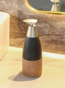 Ceramic Pump Bottle For Hand Sanitizer, Liquid Soap, Shampoo, Shower Gel Dispenser, 500ml - E - View 6
