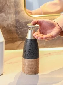 Ceramic Pump Bottle For Hand Sanitizer, Liquid Soap, Shampoo, Shower Gel Dispenser, 500ml - E - View 4