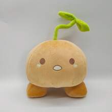 可愛聖誕禮物:適合青少年的小森鼴發芽布娃娃玩具 - 杏色 - 查看 4