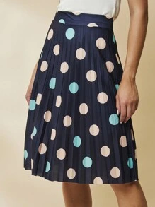 Women Skirts - Màu xanh hải quân - Xem 5