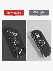 1pc Black Purple Spiderweb Pattern Tpu Protective Case Compatible With Switch Oled - Multicolor - View 6