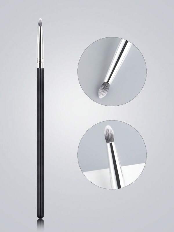 Detail Brush, 1pc/Straight Handle With Fine Shimmer, Soft And Skin-Friendly