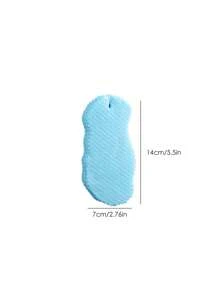 1pc Painless Exfoliating Bath Sponge - Blue - View 4