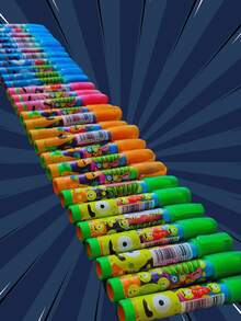 Paquete de 4 gomas en forma de pluma/colores - Multicolor - Ver 2