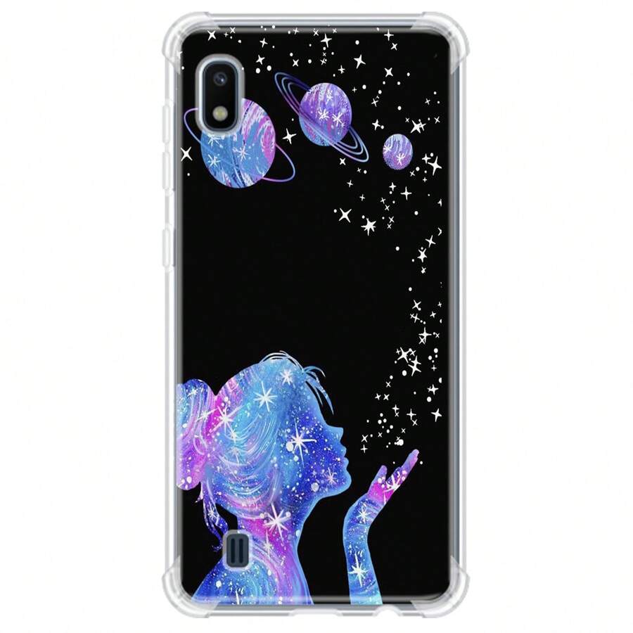 Capa Capinha De Celular Compatível com Galaxy A10 Compatível com Samsung Personalizada Cor:1149 - Damasco - Visão 1