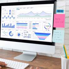 1件辦公桌配件,螢幕便條板,電腦信息板,女性男性電腦便條紙持有人家庭辦公桌面配件桌面信息辦公室裝飾 - 透明 - 查看 4
