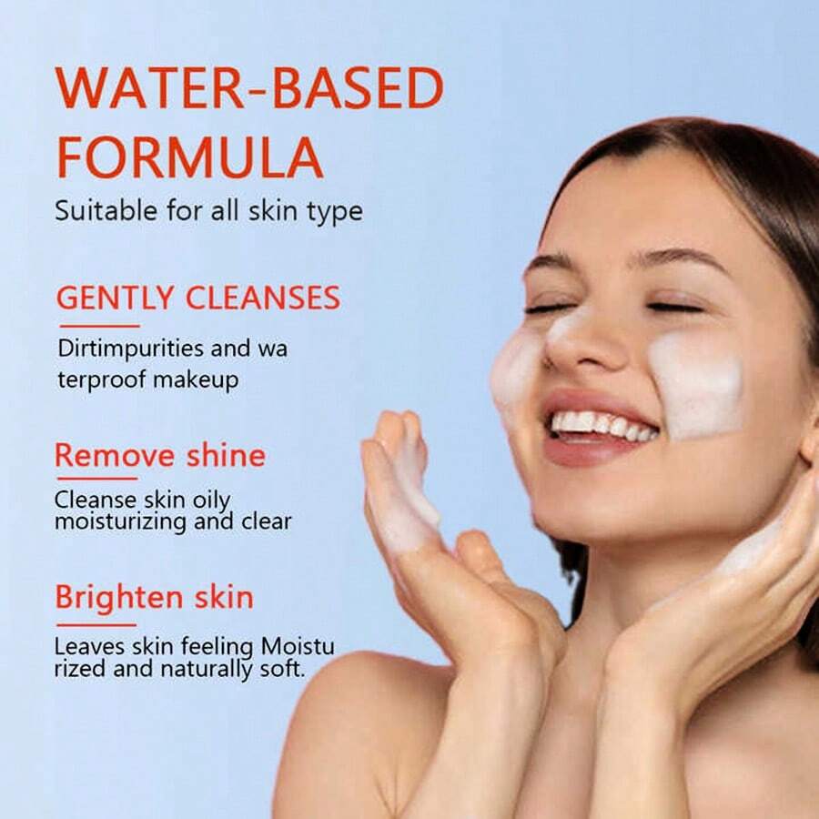 GZE Combo Skin Face Cleanser Pink 100ml Hydrating Gentle Daily Facial Wash Liquid To Foam