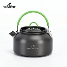 Hikevictor 0.8l 戶外輕量鋁製露營茶壺水壺咖啡壺戶外水壺露營健行背包 - 深灰色 - 查看 1