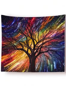 Star Track Tree Pattern Printed Tapestry 1pc - Color - View 1