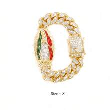 1 件圣母玛利亚手链镀金手链 De La Virgen De Guadalupe 女士珠宝 - 人物 - 查看 7
