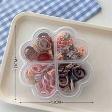 咖啡色髮夾與髮帶套組(適合兒童),包含禮品盒 - 彩色 - 查看 2