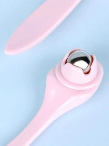 1pc Pink Stainless Steel Ice Roller And 360 Degree Massage Ball Eye Massager, To Reduce Puffiness, Dark Circles, Wrinkles. Skincare Facial Beauty Tool