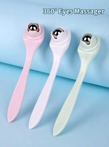 1pc Pink Stainless Steel Ice Roller And 360 Degree Massage Ball Eye Massager, To Reduce Puffiness, Dark Circles, Wrinkles. Skincare Facial Beauty Tool