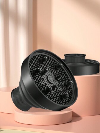 1pc Black Hair Dryer Diffuser, Foldable Diffuser Attachment For Fast Drying & Hair Protection, Essential Tool For Both Home And Salon, Applicable To The Nozzleis 1.575-1.968inch (4-5cm), New Year Gift, Back To School, Travel Holiday Essentials, Hair Accessories Slick Back Brush, Hair Dryer, Hair, Barber, Edge Brush, Hair Dryer, Hair Stuff, Hair Spray, Curly Hair Products, Hair Cutting Scissors, Christmas, Barbershop, Hairdressing, Hair Dryer, Hair, Accessories, Hair Products, Hair Tools, Hair Stuff, Hair Care, Curly Hair Brush, Barber, Hairstyle, Hairdressing,Hair,Travel,Hair Products,Hair Tools,Hair Stuff,Barber,Barber Accessories,Barbershop,Hairdressing Equipment