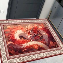 1pc Chinese New Year Carpet Entrance Doormat Decorative Floor Mat - Year Of the Dragon - View 4