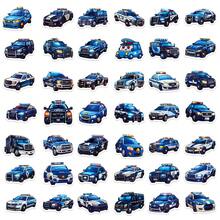 100入組車輛貼紙,卡通校車警車乙烯基防水貼紙,適用於筆記型電腦、剪貼簿、行李箱、手機、日記、水瓶貼紙,男孩學生少年貼紙 - 彩色 - 查看 2