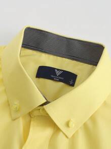 Men Shirts - Màu vàng - Xem 3