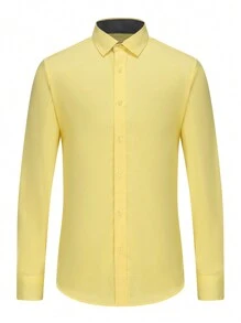 Men Shirts - Màu vàng - Xem 1