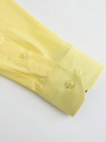 Men Shirts - Màu vàng - Xem 7