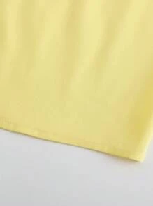 Men Shirts - Màu vàng - Xem 8