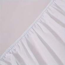 White Fitted Sheet Set Of 3 Pieces [1 Fitted Sheet + 2 Pillow Cases] - White - View 5