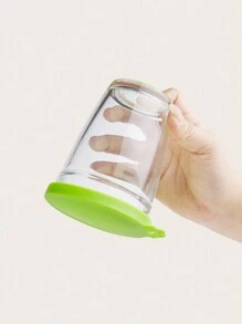 1 件硅胶罐盖，颜色随机，宠物食品保鲜密封