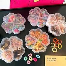 咖啡色髮夾與髮帶套組(適合兒童),包含禮品盒 - 彩色 - 查看 3