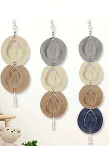 1pc 1/2/3/4-Tier Tassel Hanging Boho Woven Hat Rack, Wall Mounted Hat Storage Rack, Tassel Decoration, Shelves For Wall, Household Storage Organizer For Hallway, Bedroom, Home, Wall Decor, Aesthetic Room Decor, Farm House Decorations Decor Festival Decor Room Decor Home Decor Bed Room Decor Dress Pants Shoes Jeans Boots Skirt Bedroom, Organizer, Home Storage, White T Shirt Women, Black Pants Women, Ladies Winter Clothes, Dress,