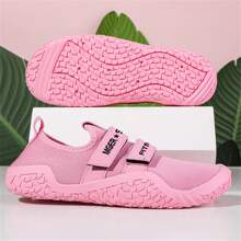 女性耐磨防滑橡膠瑜伽運動鞋,透氣高彈力戶外鞋 - 粉色 - 查看 5