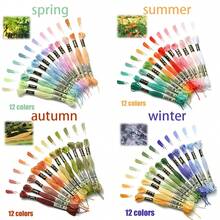 12 Polyester Khâu chéo Đối với DIY Thủ công mỹ nghệ , Bốn Màu sắc Loạt ( Xuân hạ thu đông ) - Nhiều màu - Xem 1
