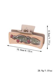 1 件西式仙人掌发夹，适合女士 - 彩色 - 查看 7
