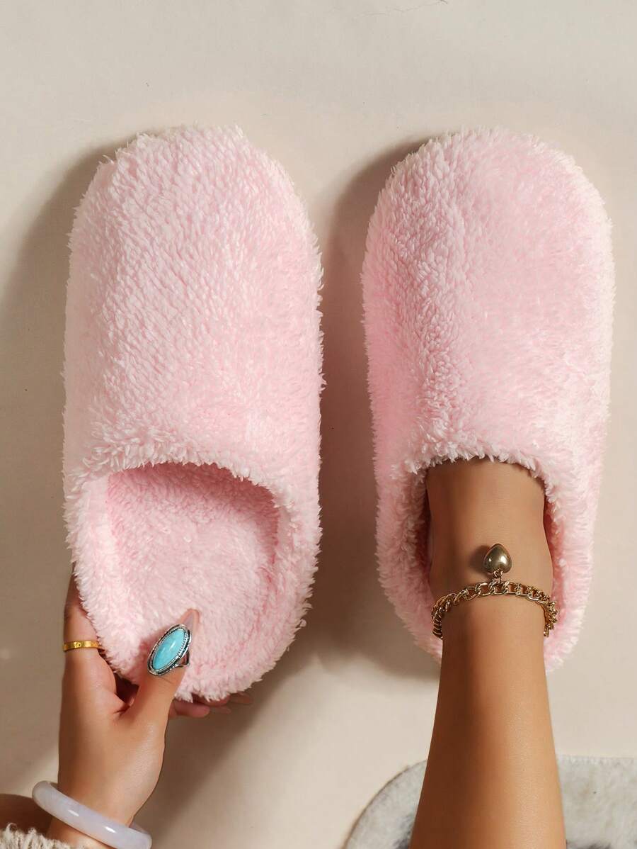 Của phụ nữ Dép đi trong nhà , Đúng mốt Trong nhà Sàn nhà Trượt - Hồng - Xem 1